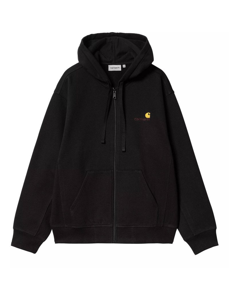 sudadera negra con capucha carhartt WIP