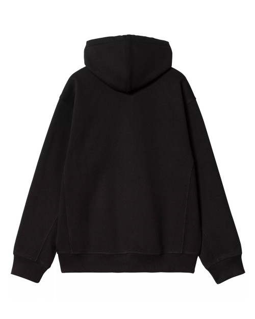 sudadera negra con capucha carhartt WIP