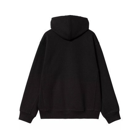 sudadera negra con capucha carhartt WIP