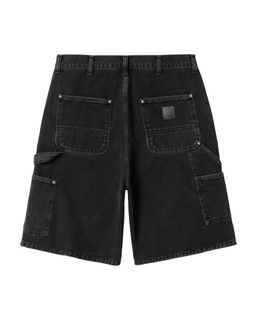 pantalon corto negro vaquero carhartt wip