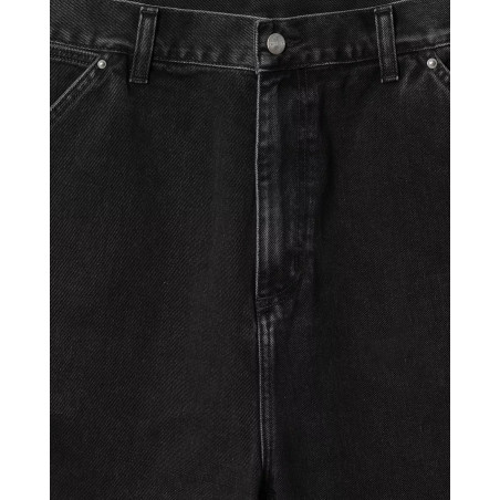 pantalon corto negro vaquero carhartt wip