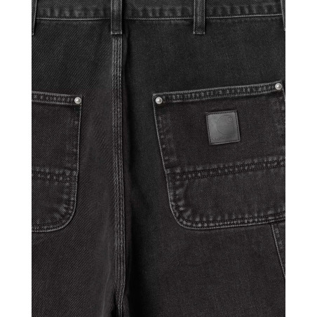 pantalon corto negro vaquero carhartt wip