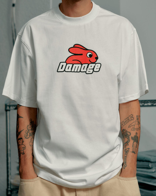 camiseta damage del conejo