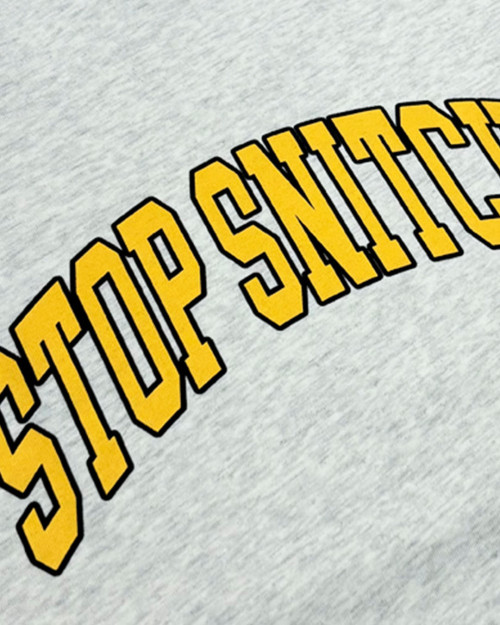 camiseta damage snitching gris