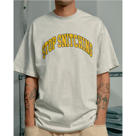 camiseta damage snitching gris