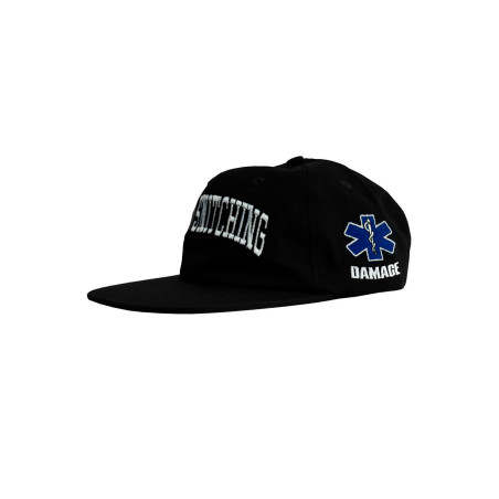 gorra damage snitching de color negro