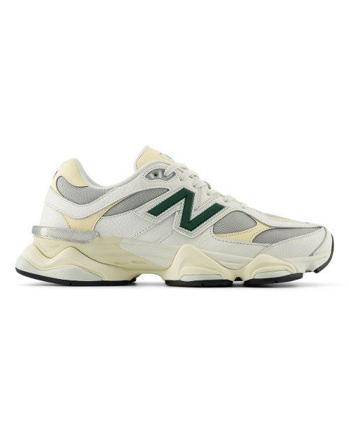 zapatillas new balance 9060 para mujer color blanco y verde