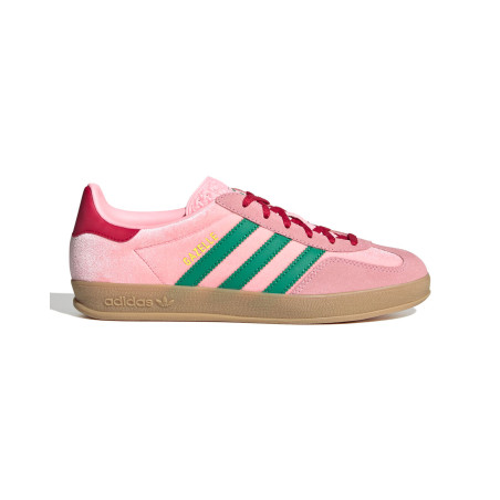 zapatillas adidas gazelle indoor para mujer rosas de terciopelo