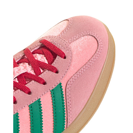 zapatillas adidas gazelle indoor para mujer rosas de terciopelo