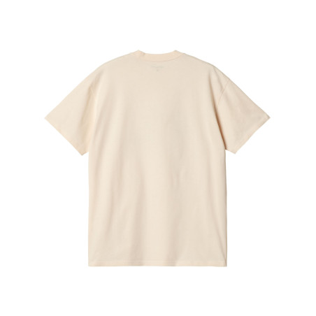 beige short sleeve graphic t-shirt carhartt wip