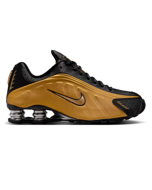 zapatillas nike shox doradas