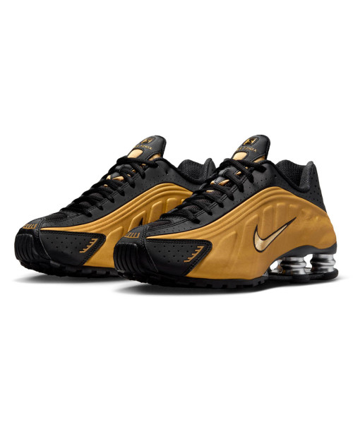 zapatillas nike shox doradas