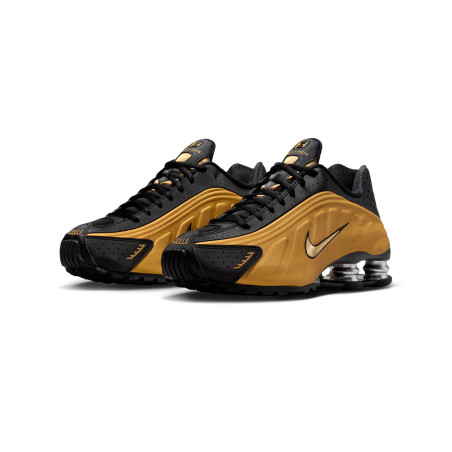 zapatillas nike shox doradas