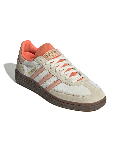 zapatillas adidas handball spezial para mujer color marron y coral