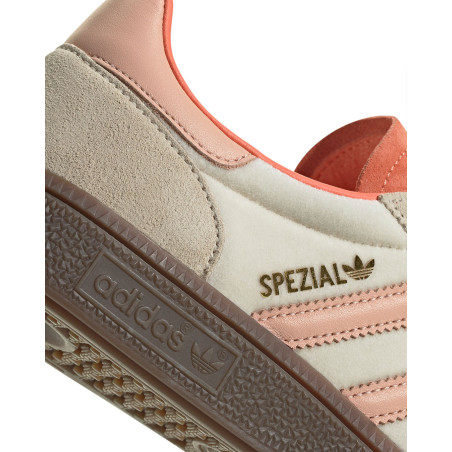 zapatillas adidas handball spezial para mujer color marron y coral