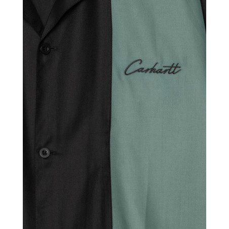 camisa verde y negra de carhartt de algodón con bordado