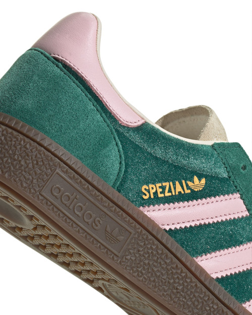 zapatillas adidas spezial verdes y rosa para mujer