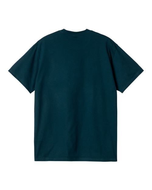 camiseta gráfica de carhartt wip azul marino