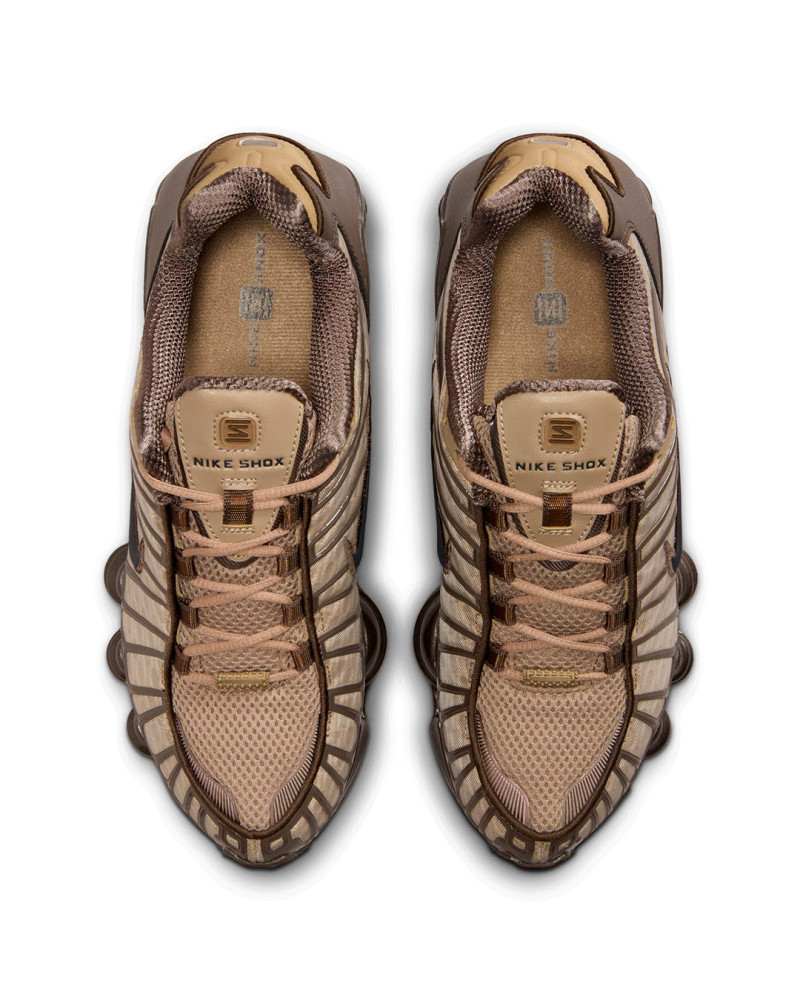 tan nike shox