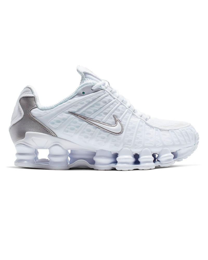 zapatillas nike shox tl para mujer color blanco