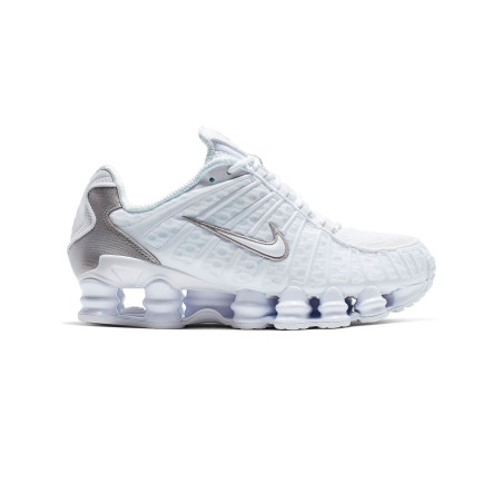 zapatillas nike shox tl para mujer color blanco