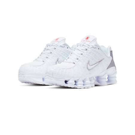 zapatillas nike shox tl para mujer color blanco