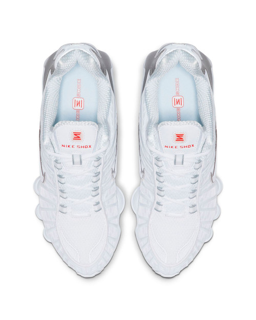 zapatillas nike shox tl para mujer color blanco