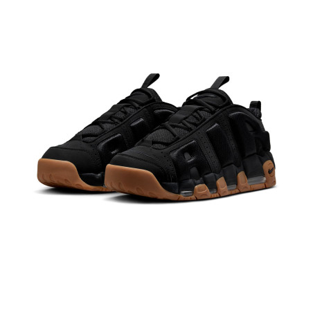 zapatillas negras nike uptempo bajas