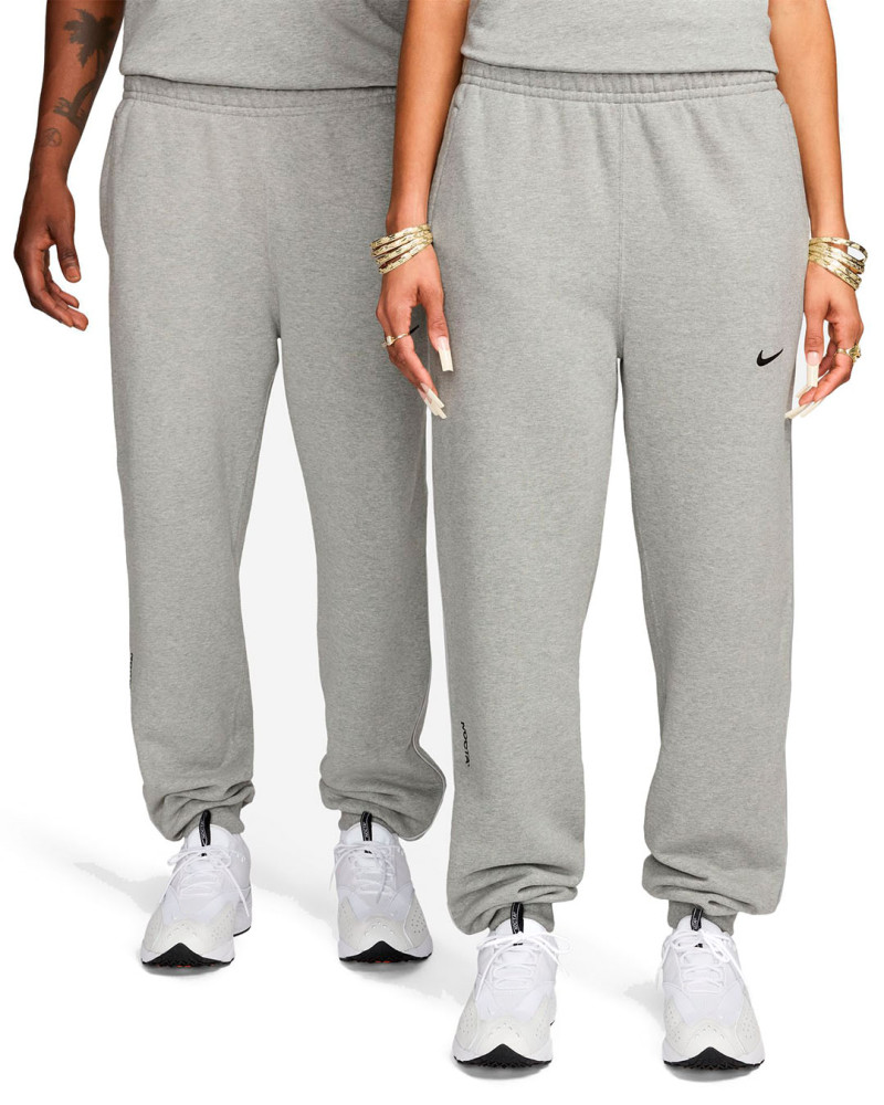 pantalon drake nike x nocta de algodon color gris