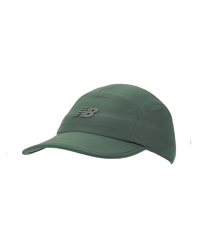 gorra new balance 5 panel performance color verde