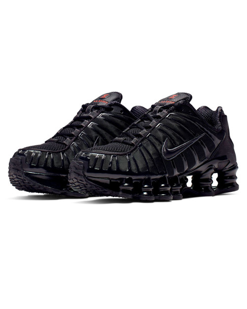 zapatillas nike shox tl negras mujer