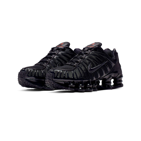 zapatillas nike shox tl negras mujer