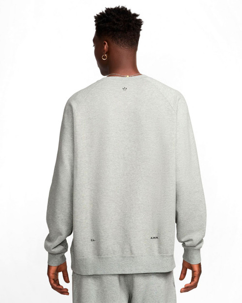 sudadera gris sin capucha drake nocta x nike