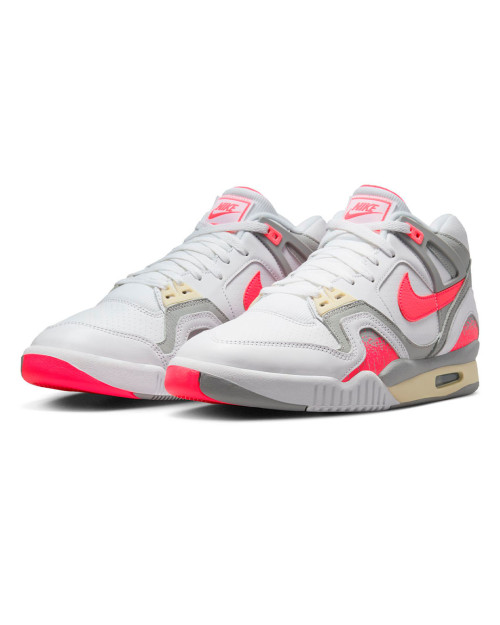 zapatillas nike air tech challenge 2 blancas y rosas