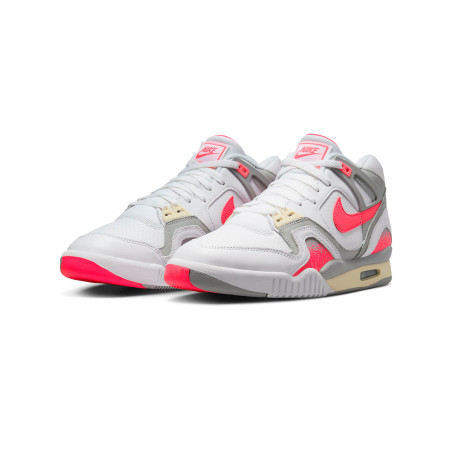 zapatillas nike air tech challenge 2 blancas y rosas