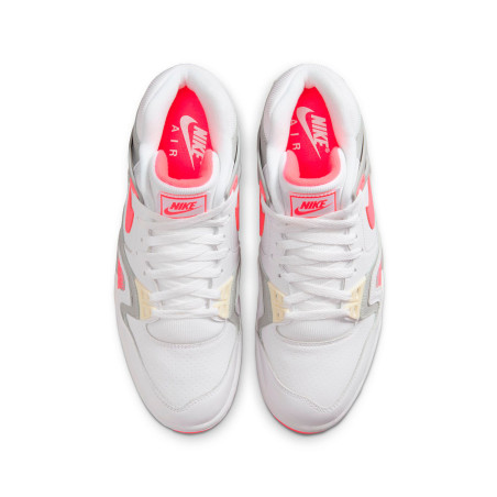 zapatillas nike air tech challenge 2 blancas y rosas