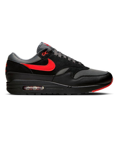 zapatillas nike air max 1 negras y rojas