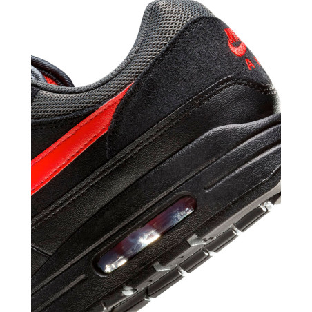 zapatillas nike air max 1 negras y rojas