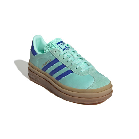 zapatillas adidas gazelle con plataforma para mujer azul clarito