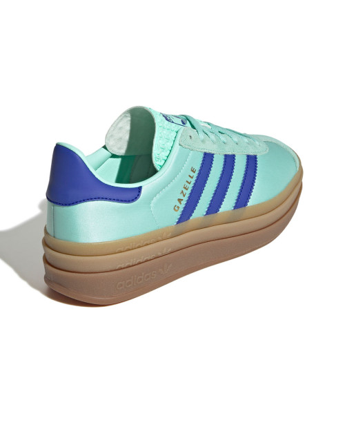 zapatillas adidas gazelle con plataforma para mujer azul clarito