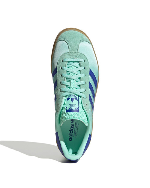 zapatillas adidas gazelle con plataforma para mujer azul clarito