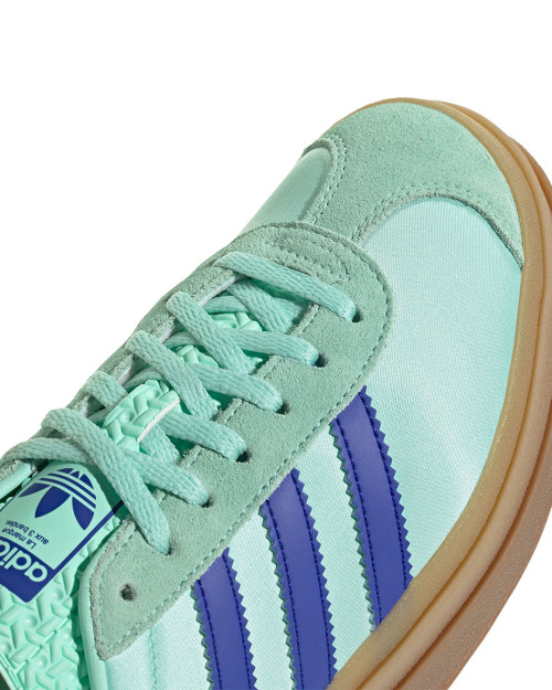 zapatillas adidas gazelle con plataforma para mujer azul clarito