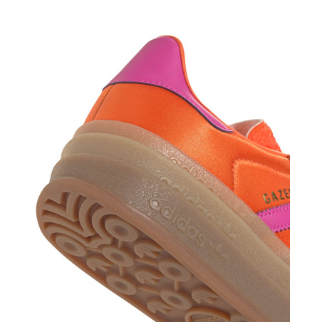 zapatillas adidas gazelle con plataforma naranjas para mujer