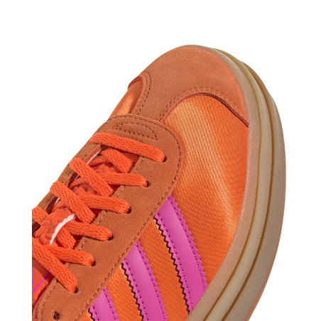 zapatillas adidas gazelle con plataforma naranjas para mujer