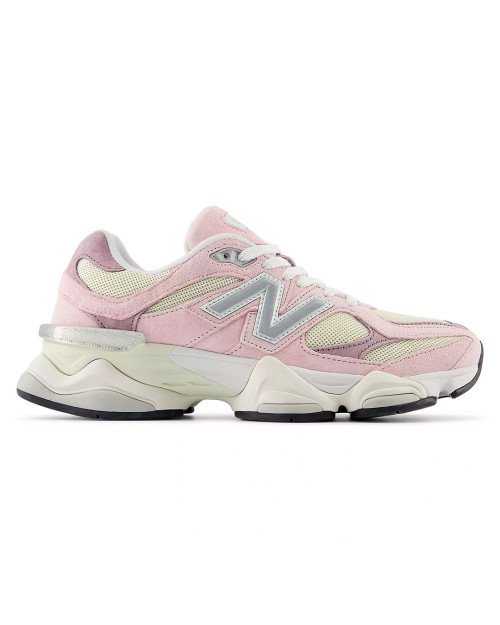 zapatillas new balance 9060 rosas y blanco de mujer