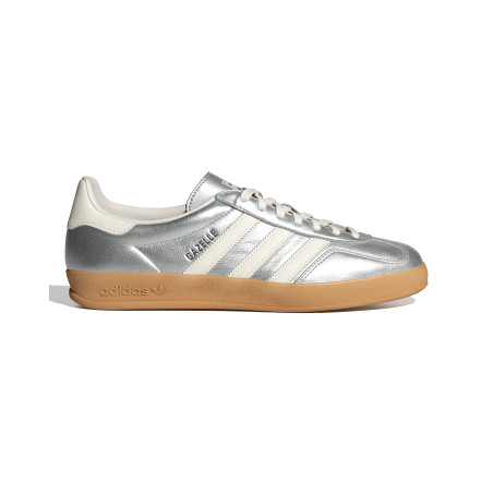 zapatillas adidas gazelle plateadas de mujer