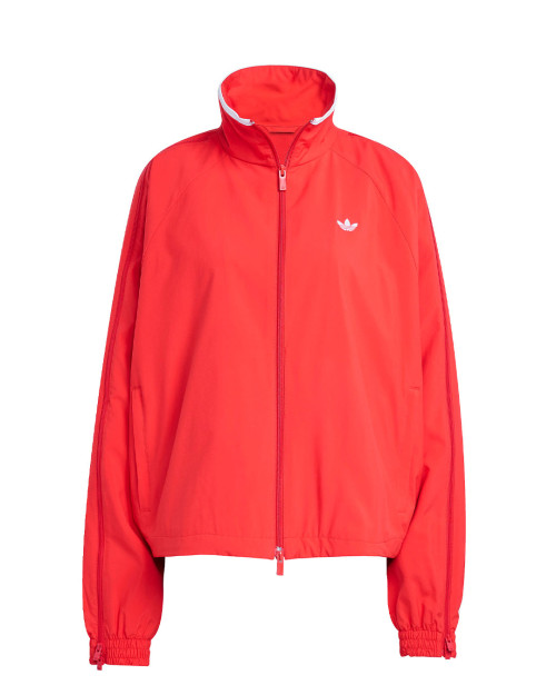 sudadera de chandal adidas roja de mujer