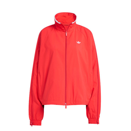 sudadera de chandal adidas roja de mujer