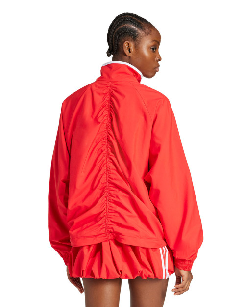 sudadera de chandal adidas roja de mujer