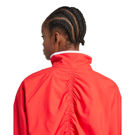 sudadera de chandal adidas roja de mujer